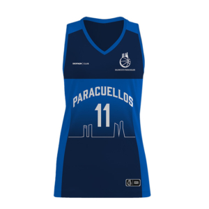 CAMISETA AZUL MUJER – CB PARACUELLOS