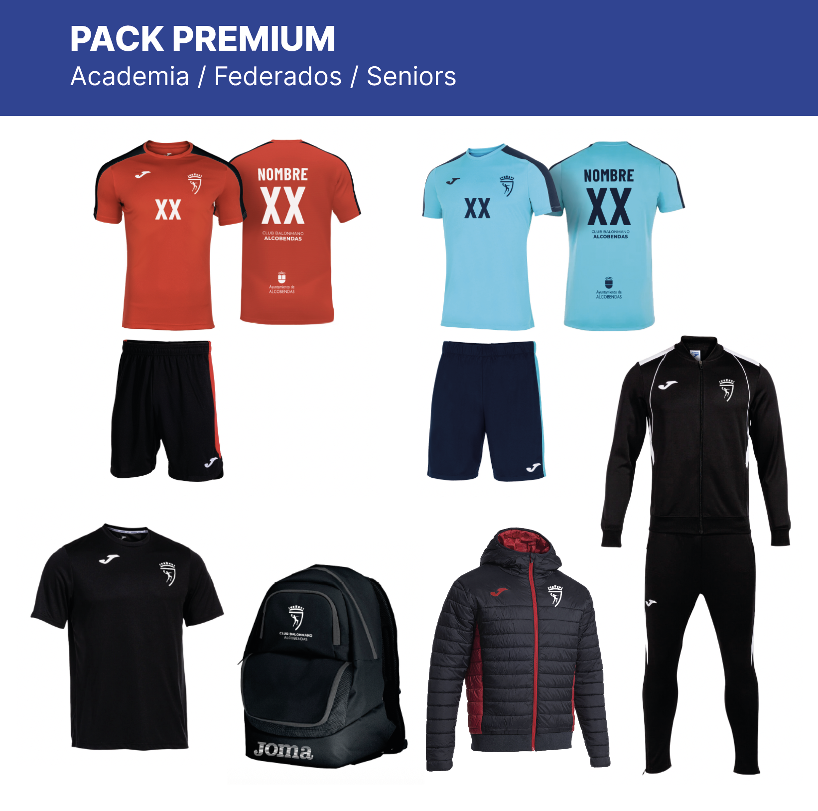 BMA – PACK PREMIUM  MUJER – ACAD/FED/SEN